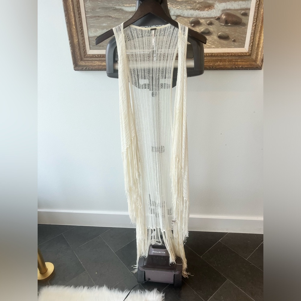 Fringe cardigan. Young fabulous and broke